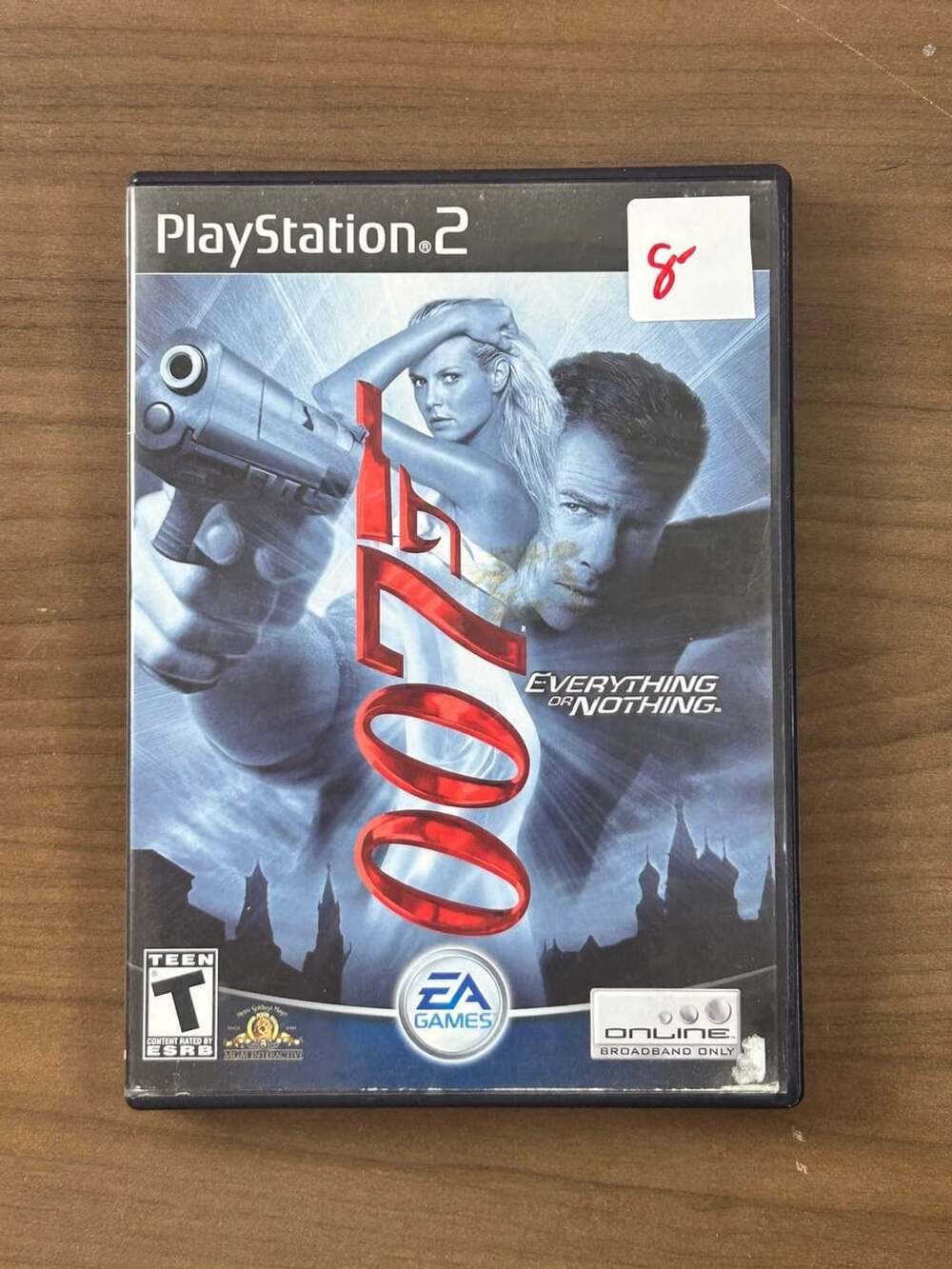 James Bond 007 Everything or Nothing Sony PlayStation 2 PS2 Disc Case & Manual